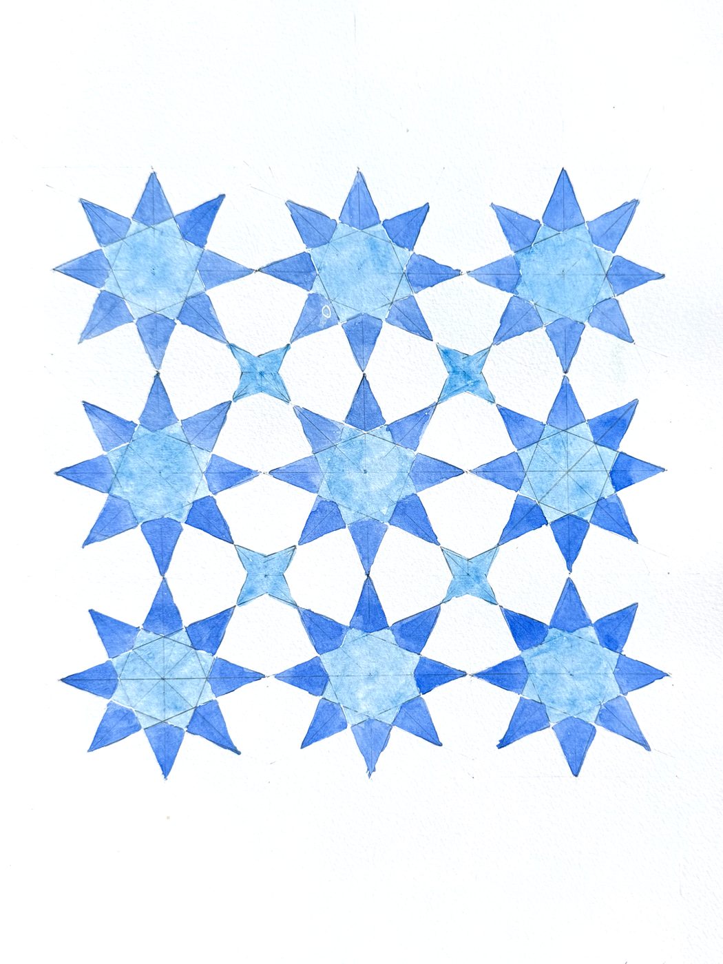 Drawing 015 — ink and watercolour drawing